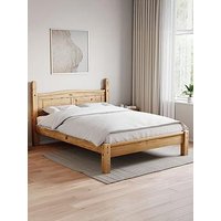 Vida Designs Corona Solid Pine Bed Frame - Low Foot End