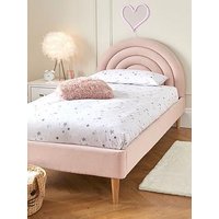 Very Home Rainbow Children'S Single Bed Frame With Mattress Options (Buy And Save!) - Pink - Fsc&Reg; Certified - Bed Frame With Standard Mattress