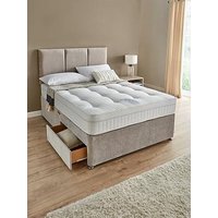 The Very Collection Sheridan Divan Base, Comfort Plus Mattress And Headboard - Fsc&Reg; Certified