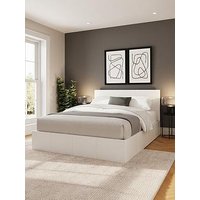 Gfw Odessa Side Lift Up Ottoman Storage Bed With Sleepycastle Mattress Options (Buy & Save!) - Bedframe + Premium Mattress
