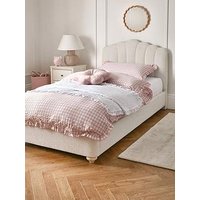 The Very Collection Shelly Boucle Kids Single Bed With Mattress Options (Buy & Save!) - Bed Frame With Standard Mattress