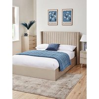 Very Home Haywood End Lift Up Storage Ottoman Bed With Mattress Options (Buy & Save!) - Natural - Bed Frame Only