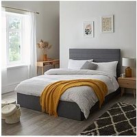 Very Home Lennox Fabric Bed Frame With Mattress Options (Buy And Save!) - Bed Frame Only