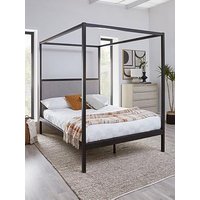 Very Home Hampton 4 Poster Metal Bed Frame With Mattress Options (Buy & Save!)