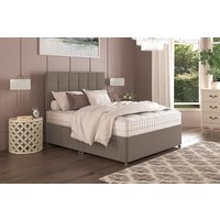 Hypnos Ultimate Ortho Mattress + Premium Divan Bed, Mink, 4 Drawer, Super King
