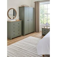 Very Home Atlanta 3 Piece Bedroom Furniture Set- 3 Door Wardrobe, 4 Drawer Chest And 2 Drawer Bedside Table