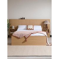 Very Home Carina Oversize Hb Double Bed With Microquilt Mattress
