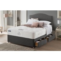 Rest Assured Northington 2000 Pocket Natural Mattress + Premium Divan Bed, Mink, No Drawer, Super King