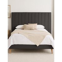 Aspire Solara Twill Bed- Charcoal