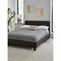 Very Home Marston Faux Leather Bed Frame With Mattress Options (Buy And Save!)