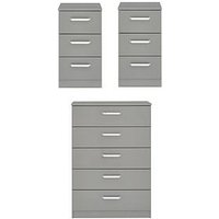One Call Sanford High Gloss Ready Assembled 3 Piece Package