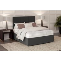 Hypnos Wool Ortho Mattress + Premium Divan Bed, Mink, No Drawer, Super King
