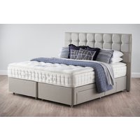 Hypnos Pillow Top Stellar Superior Mattress + Premium Divan Bed, Cream, 4 Drawer, Small Double