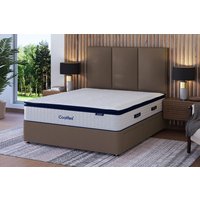 Coolflex� Premium Memory Hybrid Mattress + Premium Divan Bed, Marine, No Drawer, Double