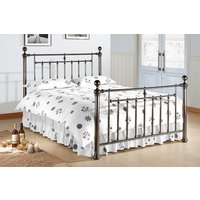 Alexander Black Nickel Bed Frame, King Size