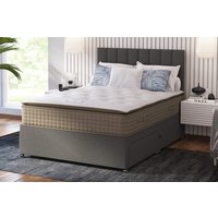 Sleepeezee Prestige Ortho Comfort Mattress + Premium Divan Bed, Teal, 4 Drawer, Super King