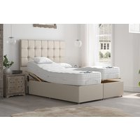 Uplift� Revitalise Cool Gel Hybrid Adjustable Bed and Mattress Set, Marine, No Drawer, 90x200