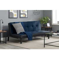 Aurora Midnight Blue Velvet Sofa Bed,